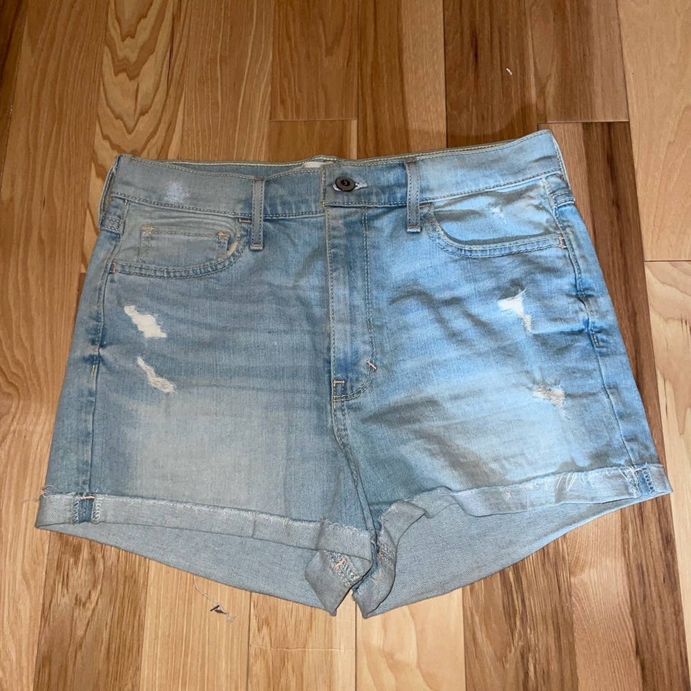 Hollister high waisted jean short